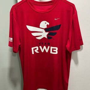 Nike Red Team RWB Short Sleeve Tee - Large
